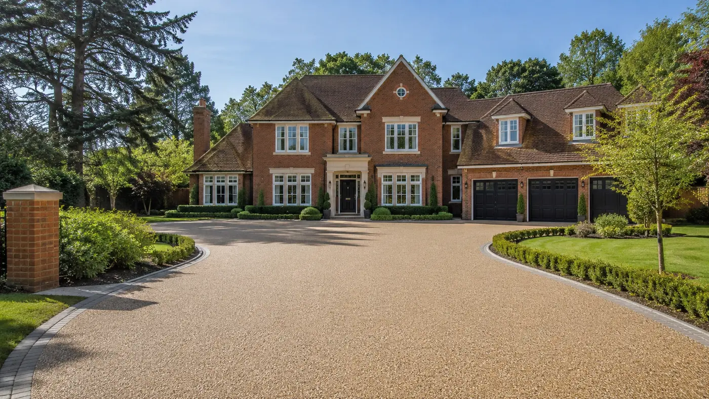 Resin bound driveway in Sunningdale by Windsor Resin Driveways