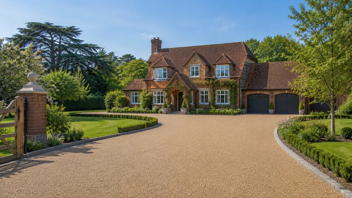 Resin bound driveway in Henley-on-Thames by Windsor Resin Driveways