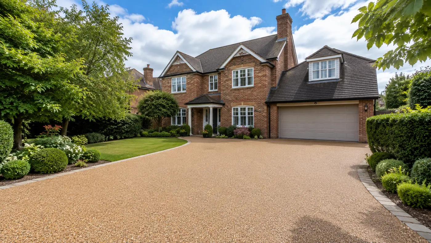 Resin bound driveway in Wokingham by Windsor Resin Driveways
