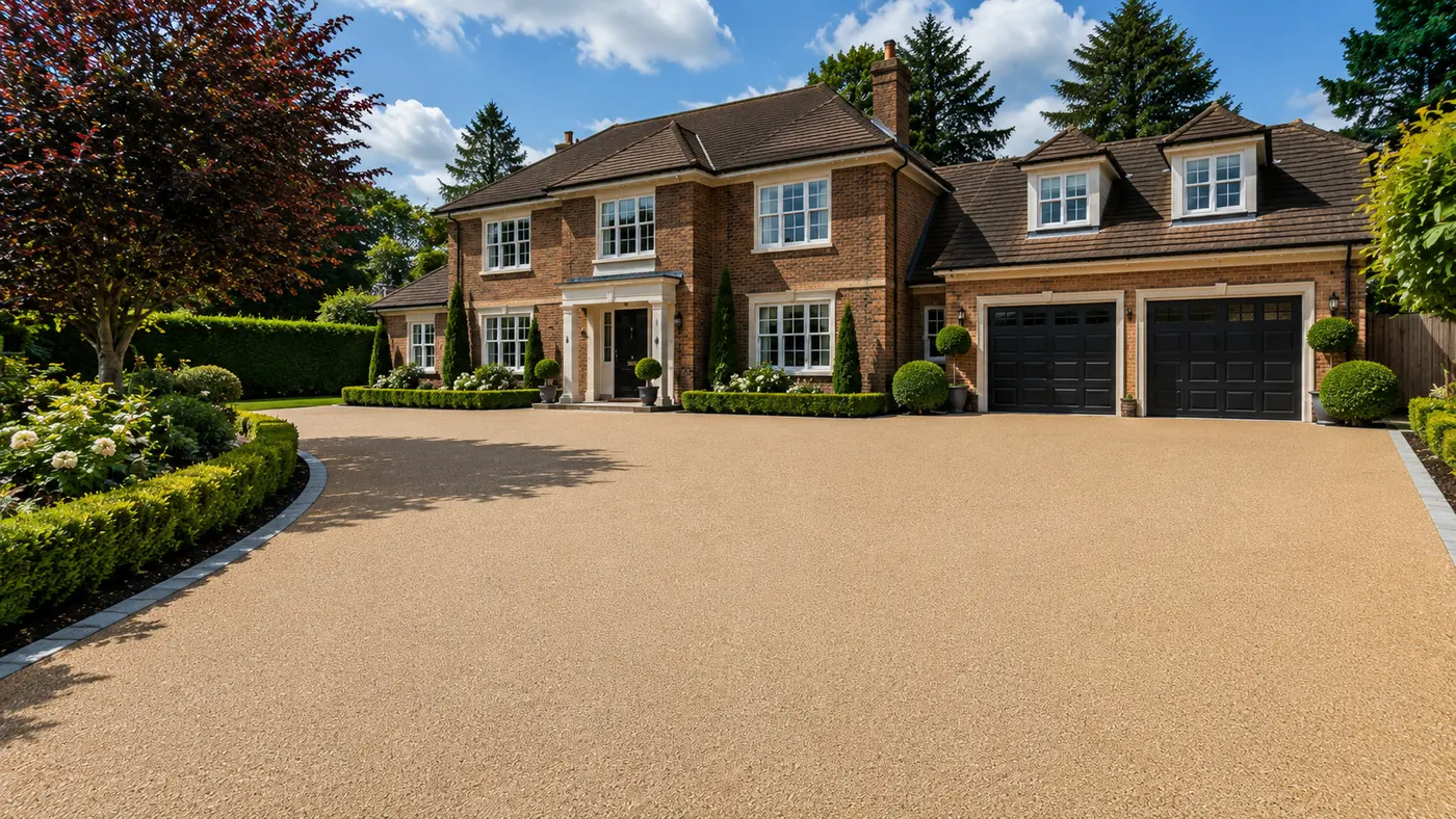 Resin bound driveway in Weybridge by Windsor Resin Driveways