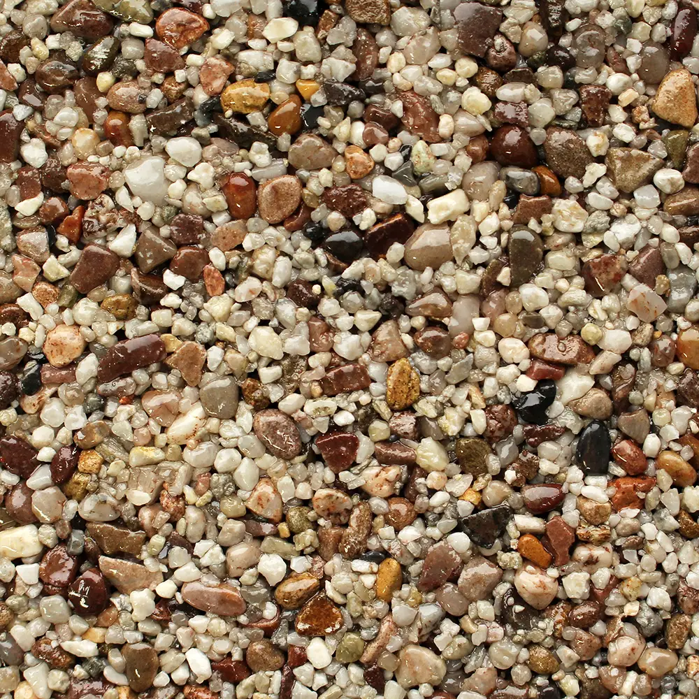 Pink Opal resin bound aggregate colour