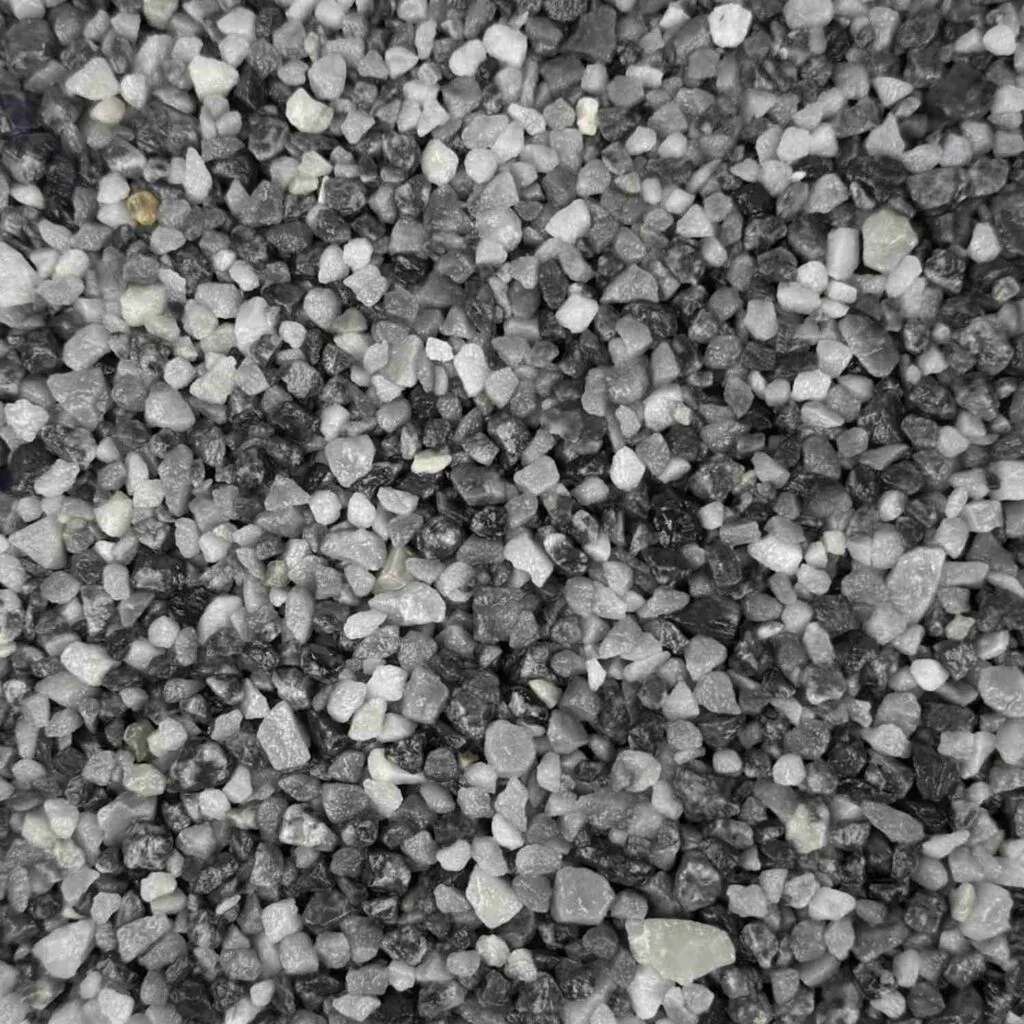 Platinum resin bound aggregate colour